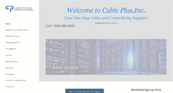 Desktop Screenshot of cableplusinc.com